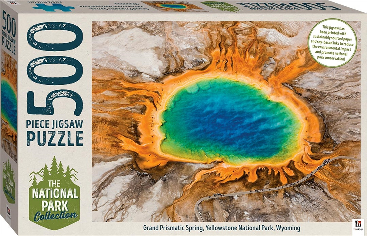 National Park Collection Jigsaw - Yellowstone, Wyoming 500 Piece Puzzle